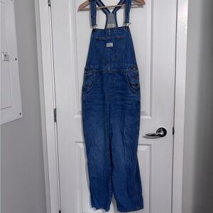 Levi's Classic Blue Denim Overalls